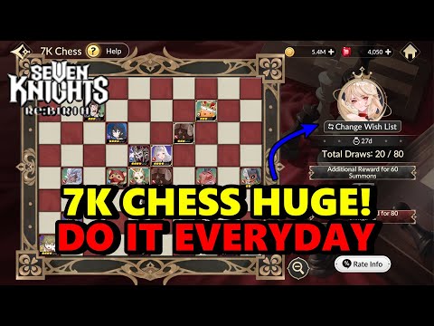 Видео: 7K Chess: всё понятно — легендарная игра гарантирована каждый месяц! | Seven Knights Rebirth