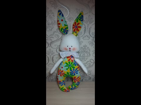 Видео: МК Зайчик Текстильная Игрушка Выкройка и поэтапная работа