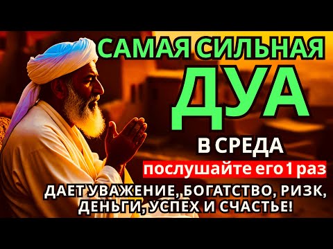 Видео: ✅ САМАЯ СИЛЬНАЯ Дуа в СРЕДА Все желания сбываются! #дуа 💯🌈🔥