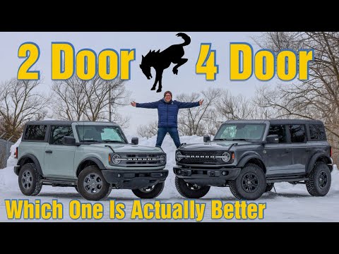 Видео: Ford Bronco 2 двери против 4 дверей