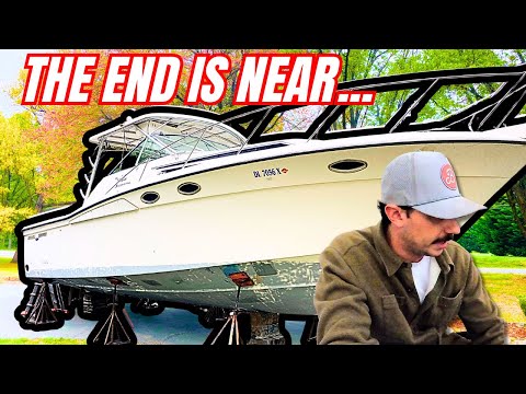 Видео: Достигаем финальной стадии полной перестройки лодки | 1996 Wellcraft 33 Coastal