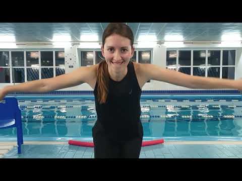 Видео: Аквааэробика. Упражнения с нудлом. Noodle water exercises