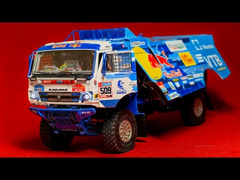 Видео: ФИНАЛ СБОРКИ КАМАЗ-МАСТЕР 43509 от Звезда 1/35 | KAMAZ-MASTER from Zvezda 1/35
