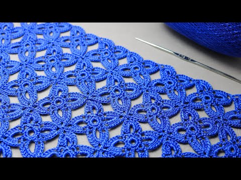 Видео: Легкий УЗОР безотрывным способом ВЯЗАНИЕ КРЮЧКОМ :) SUPER EASY Beautiful Flower Pattern Crochet