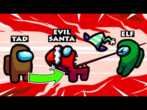 Видео: Прятки от ЗЛОГО САНТЫ! | Среди нас