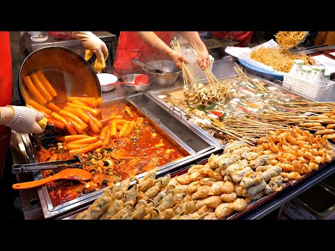 Видео: Всего один укус сделает вас счастливым! Видео ттокпокки - ЛУЧШЕЕ 8 / korean street food