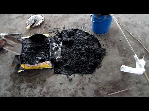 Видео: Ямочный ремонт рампы холодным асфальтом.Чем утрамбовать?