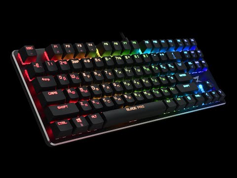 Видео: Обзор Клавиатуры ZET GAMING Blade PRO Kailh Red