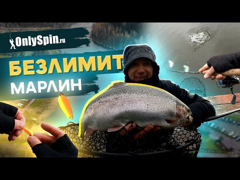 Видео: Безлимит МАРЛИН. Ловля форели на спиннинг. Рыбалка с #OnlySpin