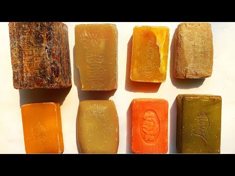 Видео: DRY RETRO SOAP CUTTING HAUL | Satisfying ASMR \ АСМР old soap, relaxing video \ режу сухое мыло