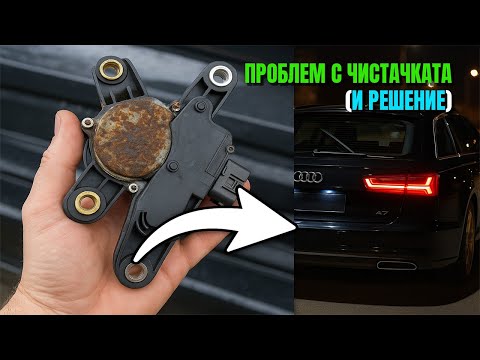 Видео: "Чиста Работа" | Смяна на Моторчето на Задната Чистачка на Audi A6 C7