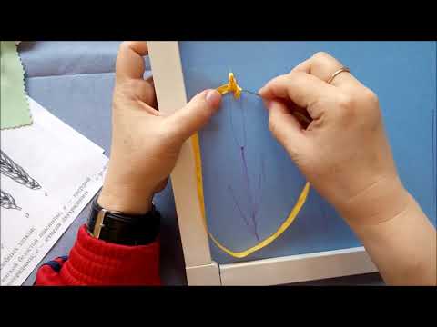 Видео: МК. Колоски в вышивке лентами. Часть 1.