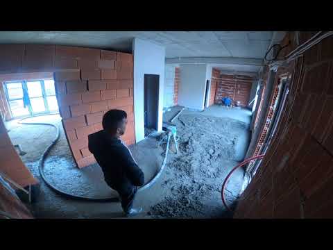 Видео: Машинна подова замазка