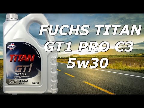 Видео: Масло [SYNTHETIC] Fuchs Titan GT1 PRO XTL 5w30 💫 - Обзор