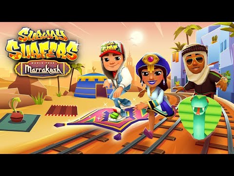 Видео: Игра "Сабвей Серф: Марракеш" (Subway Surfers: World Tour Marrakesh) - прохождение