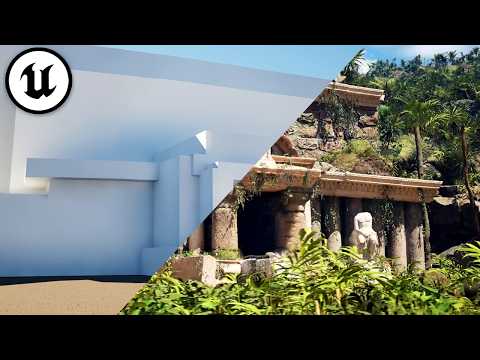 Видео: Создание реалистичной 3D-среды менее чем за 24 часа (Unreal Engine 5)
