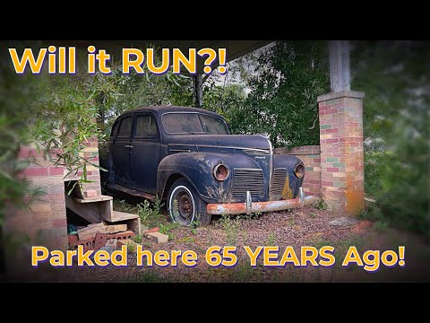 Видео: ЗАБЫТЫЙ Plymouth Deluxe 40-го года! Припаркован 65 лет назад! Заведётся ли?!