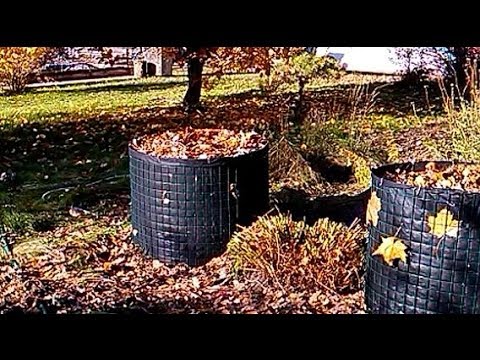 Видео: Компостная куча / вертикальная грядка из сетки и спанбонда