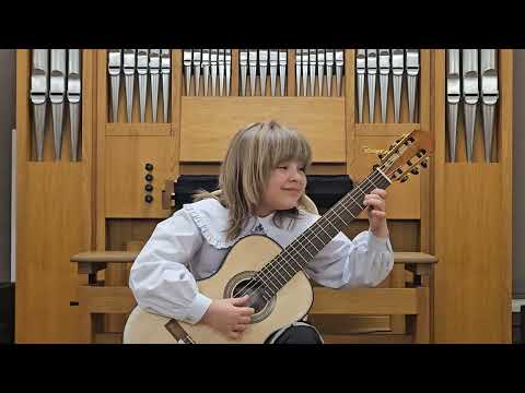 Видео: Маргарита Рыкачева, 9 лет. И. С. БАХ Сарабанда и Дубль, А. Иванов-Крамской "Песня без слов"