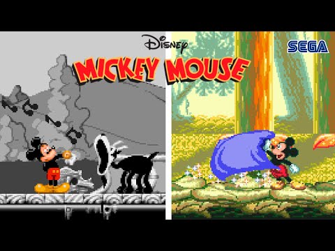 Видео: Микки Маус World of Illusion / Mickey Mania (SEGA/Сега) - стрим
