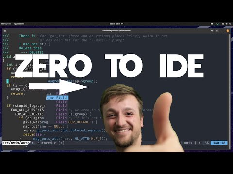 Видео: Эффективный Neovim: мгновенная IDE