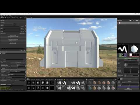 Видео: Substance Painter для новичков - полный курс: 02 - Импорт мешей