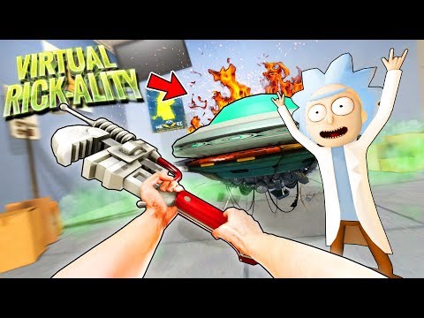 Видео: ПОЧИНИЛ МАШИНУ РИКА И МОРТИ В VR (HTC Vive) Rick and Morty VR #2