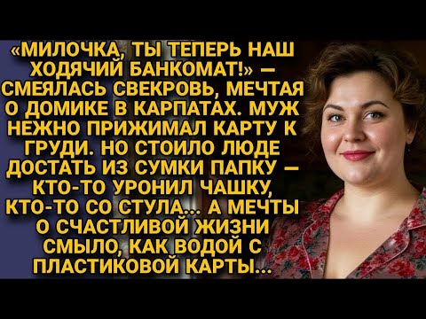 Видео: Свекровь шутила про банкомат, но папка из сумки невестки смыла все её мечты