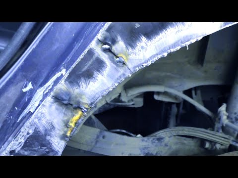 Видео: 🛠 Рихтовка ТОТАЛЬНОГО крыла. Кузовной ремонт. Ford Focus