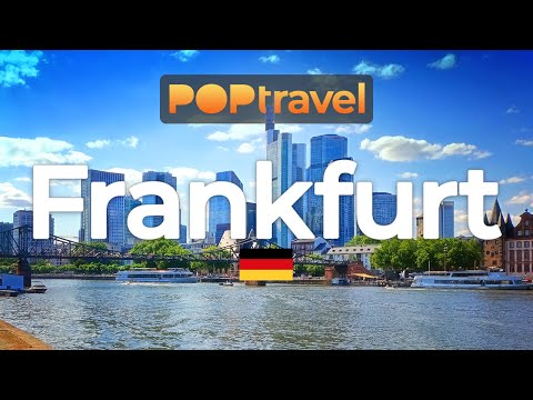 Видео: ФРАНКФУРТ (на Майне), Германия - 4K HDR пешеходная экскурсия