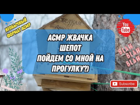 Видео: АСМР Жвачка и шепот / АСМР прогулка по парку / ASMR whisper gum chewing