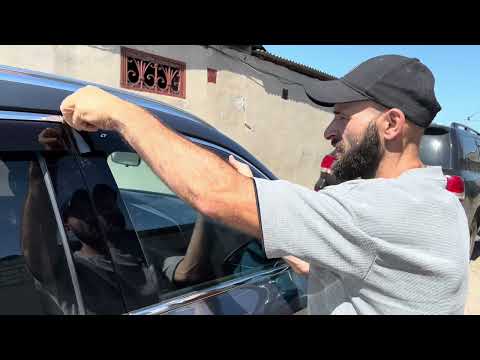 Видео: как ПРАВИЛЬНО приклеить ВЕТРОВИКИ дефлекторы 👈 всё просто!
