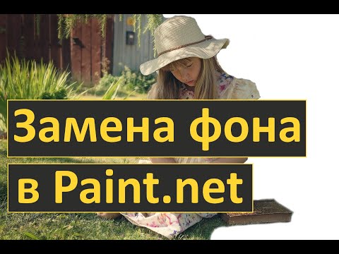 Видео: Paint.net. Урок 41 - Как заменить фон на фото [лучший способ изменить фон у изображения]