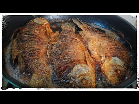 Видео: Жареный карась без костей! Быстро,легко и вкусно!