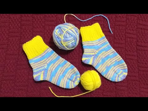 Видео: Носки с круглой пяткой. Простой мастер-класс.