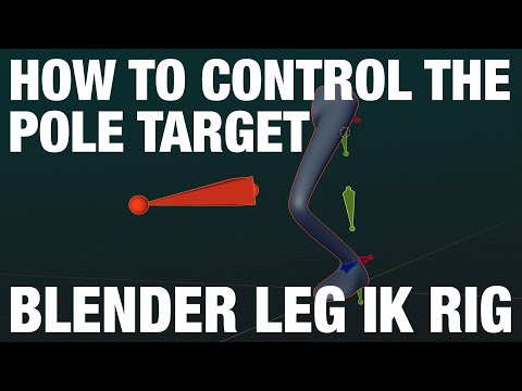 Видео: Как управлять мишенью на шесте — руководство по установке IK Leg Rig в Blender