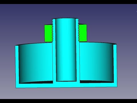 Видео: FreeCad Резьба практика