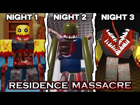 Видео: Residence Massacre: Ночи с 1 по 3 – Полная игра | Roblox