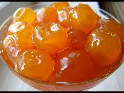 Видео: Ոսկեշող Դեղին Կեռասի Մուրաբա ԼԻՄՈՆՈՎ.Варенье из белой черешни без косточек. /Jam from white cherry