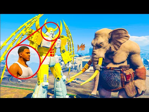 Видео: ФРАНКЛИН РОБОТЫ VS МОНСТР ПІЛ (GTA V)