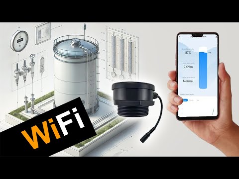Видео: Умный контроль уровня воды: WiFi ультразвуковой датчик EPTTECH TLC22A для дома и бизнеса
