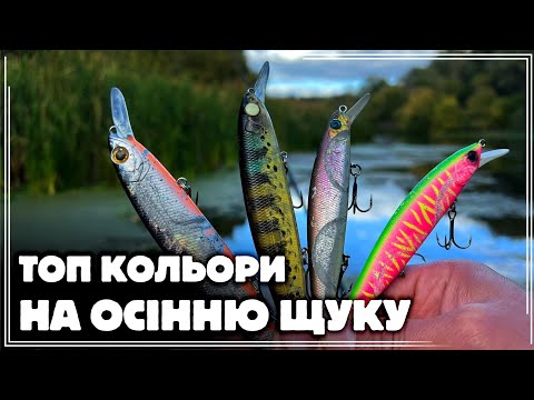 Видео: ✅️ ТОП КОЛЬОРИ та ТОП ВОБЛЕРИ на ОСІННЮ ЩУКУ🔥‼️ Вони ПОРВАЛИ МЕРТВИЙ ПСЕЛ😱‼️ЛОВ ЩУКИ на ТВІЧІНГ