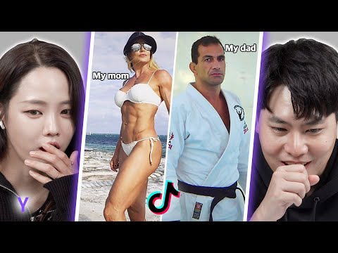 Видео: Корейский парень и девушка реагируют на вызов TikTok «Измени меня, я смею тебя» | Y