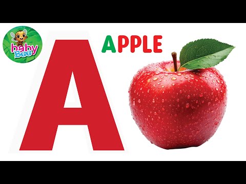 Видео: Детские песенки ABC | Детские стишки для малышей | А как яблоко, Б как мяч | Фонетическая песенка
