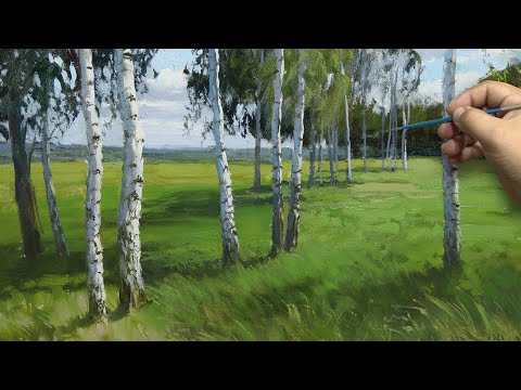 Видео: Живопись маслом: непростой композиционный центр | Oil painting: complicated compositional center