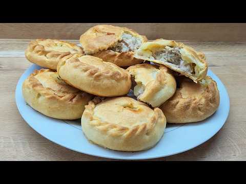 Видео: Мини ПИРОГИ с картофелем и мясом! Пироги бесподобны! Тонкое тесто, много начинки, ВКУСНО Без дрожжей