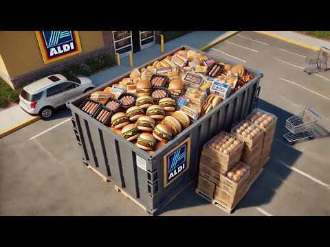 Видео: Поиск мусорных баков в Aldi #784
