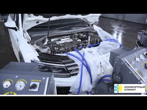 Видео: ТИГУАН силикагель ПРОМЫВКА ГАРАНТИЯ! 💥TIGUAN промывка системы охлаждения смешали антифриз G12 и G13😱