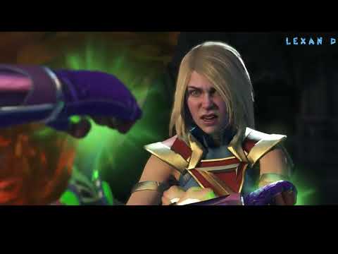 Видео: Injustice 2 - Старфаер против Супергёрл & ПауэрГёрл - Intros & Clashes (rus)