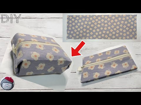 Видео: Клатч на подкладке из куска ткани